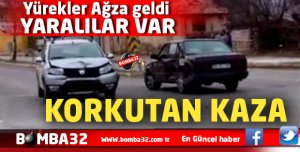 YÜREKLERİ AĞZA GETİREN KAZA !