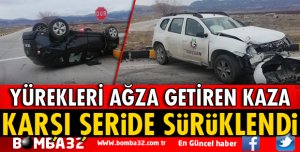 YÜREKLERİ AĞZA GETİREN KAZA