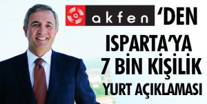 Yurt yatırımı 7 bin kişilik olacak