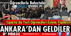 YURTTA YAPILAN EYLEM SONRASI ANKARA'DAN GELDİLER