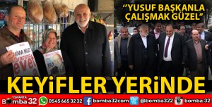 YUSUF BAŞKANLA ÇALIŞMAKTAN ÇOK KEYİF ALIYORUM