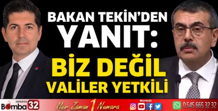 Yusuf Tekin’den CHP’ye yaz saati yanıtı