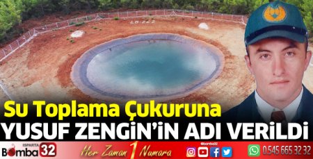Yusuf Zengin'in adı verildi