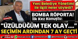 YUSUF ZİYA GÜNAYDIN, YENİ BELEDİYE YÖNETİMİ İLE İLGİLİ İLK KEZ KONUŞTU
