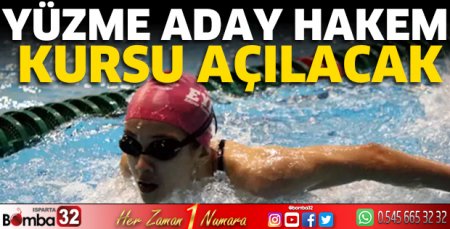 Yüzme Aday Hakem Kursu açılacak