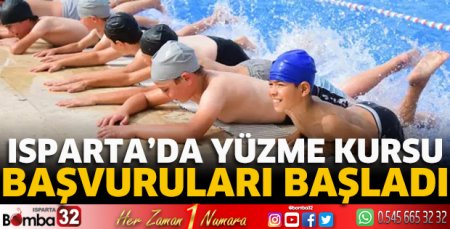 Yüzme kursları başvuruları başladı
