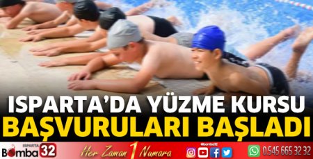 Yüzme kursu başvuruları başladı