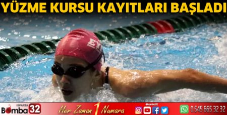 Yüzme kursu kayıtları başladı