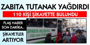 ZABITA 110 ADET TUTANAK YAĞDIRDI