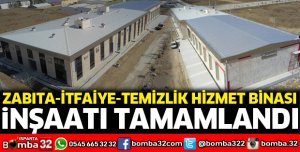 Zabıta, İtfaiye ve Temizlik hizmet binası inşaatı tamamlandı