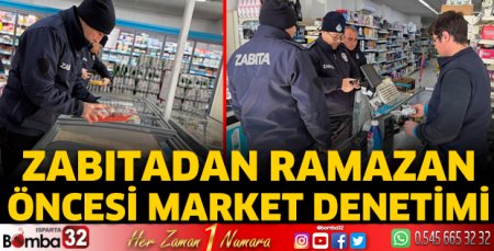 Zabıtadan market denetimi