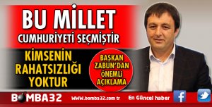 ZABUN CUMHURBAŞKANLIĞI HÜKÜMET MODELİNDE CUMHURİYET DAHA GÜÇLÜ OLACAK 