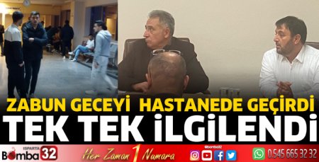 Zabun, öğrencilerle tek tek ilgilendi