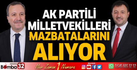 Zabun ve Gökgöz mazbatalarını alıyor