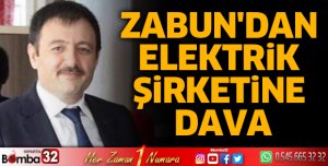 Zabun'dan elektrik şirketine dava