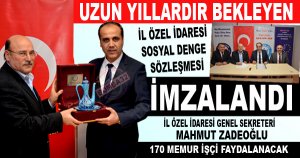 ZADEOĞLU  170 MEMUR İŞÇİ FAYDALANACAK