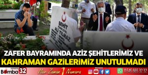 Zafer Bayramı’nda Aziz Şehitlerimiz ve Kahraman Gazilerimiz Unutulmadı