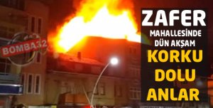 Zafer Mahallesinde Korku dolu anlar 