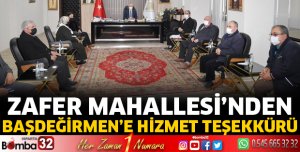 Zafer Mahallesinden hizmet teşekkürü