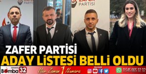 Zafer Partisi adayları belli oldu