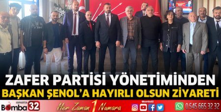 Zafer Partisi’nden Başkan Şenol’a hayırlı olsun ziyareti