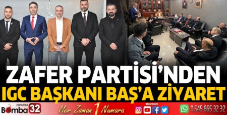 Zafer partisi’nden IGC Başkanı Baş’a ziyaret