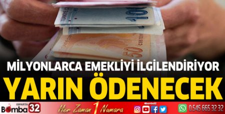 Zam farkları yarın ödenecek