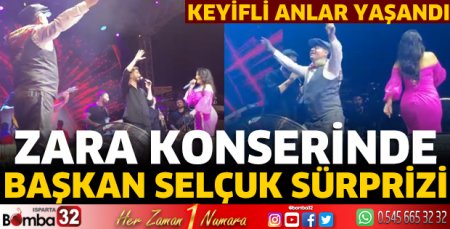 ZARA konserinde Başkan Selçuk sürprizi