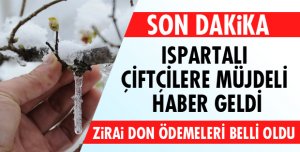 ZARAR GÖREN ÇİFTÇİLERE MÜJDE!