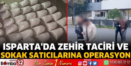 Zehir taciri ve sokak satıcılarına operasyon