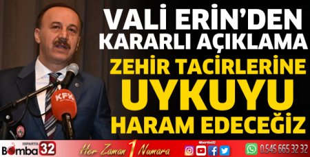 Zehir tacirlerine uykuyu haram edeceğiz