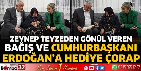 Zeynep teyzeden gönül veren bağış