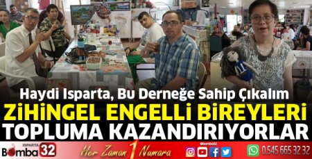Zihinsel engelli bireyleri topluma kazandıran dernek
