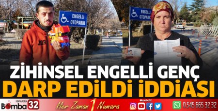 Zihinsel engelli genç darp edildi iddiası