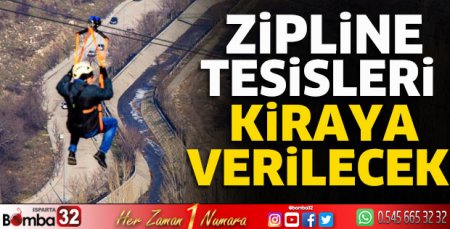 Zipline tesisleri kiraya verilecek