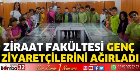 Ziraat Fakültesi genç ziyaretçilerini ağırladı