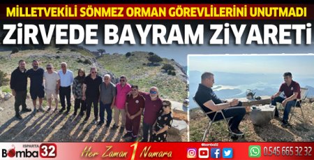Zirvede bayram ziyareti