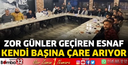 Zor günler geçiren esnaf kendi başına çare arıyor