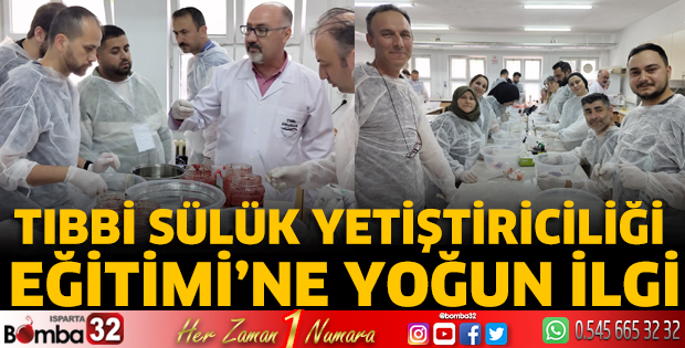 Tıbbi Sülük Yetiştiriciliği Eğitimi’ne Yoğun İlgi
