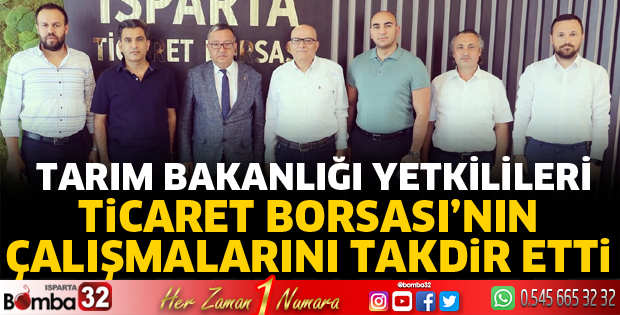 Ticaret Borsası’nın çalışmalarını takdir ettiler