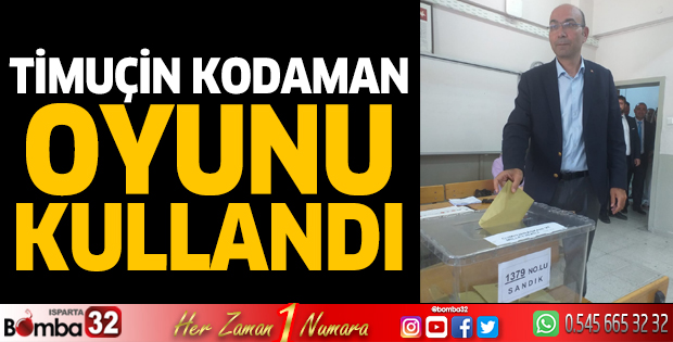 Timuçin Kodaman oyunu kullandı