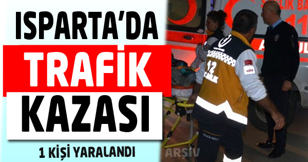 Tırla Minibüs Çarpıştı 1 Yaralı