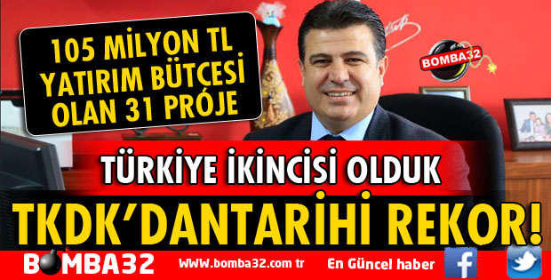 TKDK’DANTARİHİ REKOR
