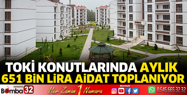 TOKİ konutlarında aylık 651 bin lira aidat toplanıyor