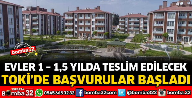 TOKİ'DE BAŞVURULAR BAŞLADI