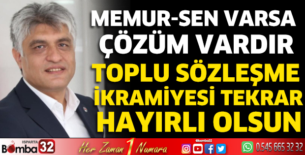 Toplu Sözleşme İkramiyesi yeniden hayırlı olsun