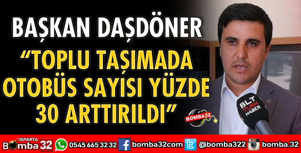 TOPLU TAŞIMADA OTOBÜS SAYISI YÜZDE 30 ARTTIRILDI