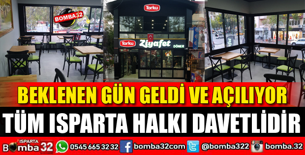 TORKU ZİYAFET DÖNER ISPARTA'DA AÇILIYOR