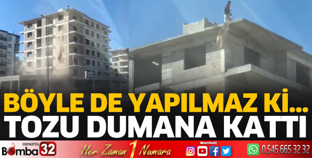 Tozu dumana kattı 