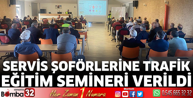 Trafik eğitim semineri verildi 